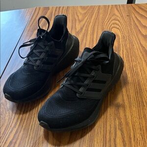 Adidas ultra boost 2022 triple black Black Athletic Sneakers gently used